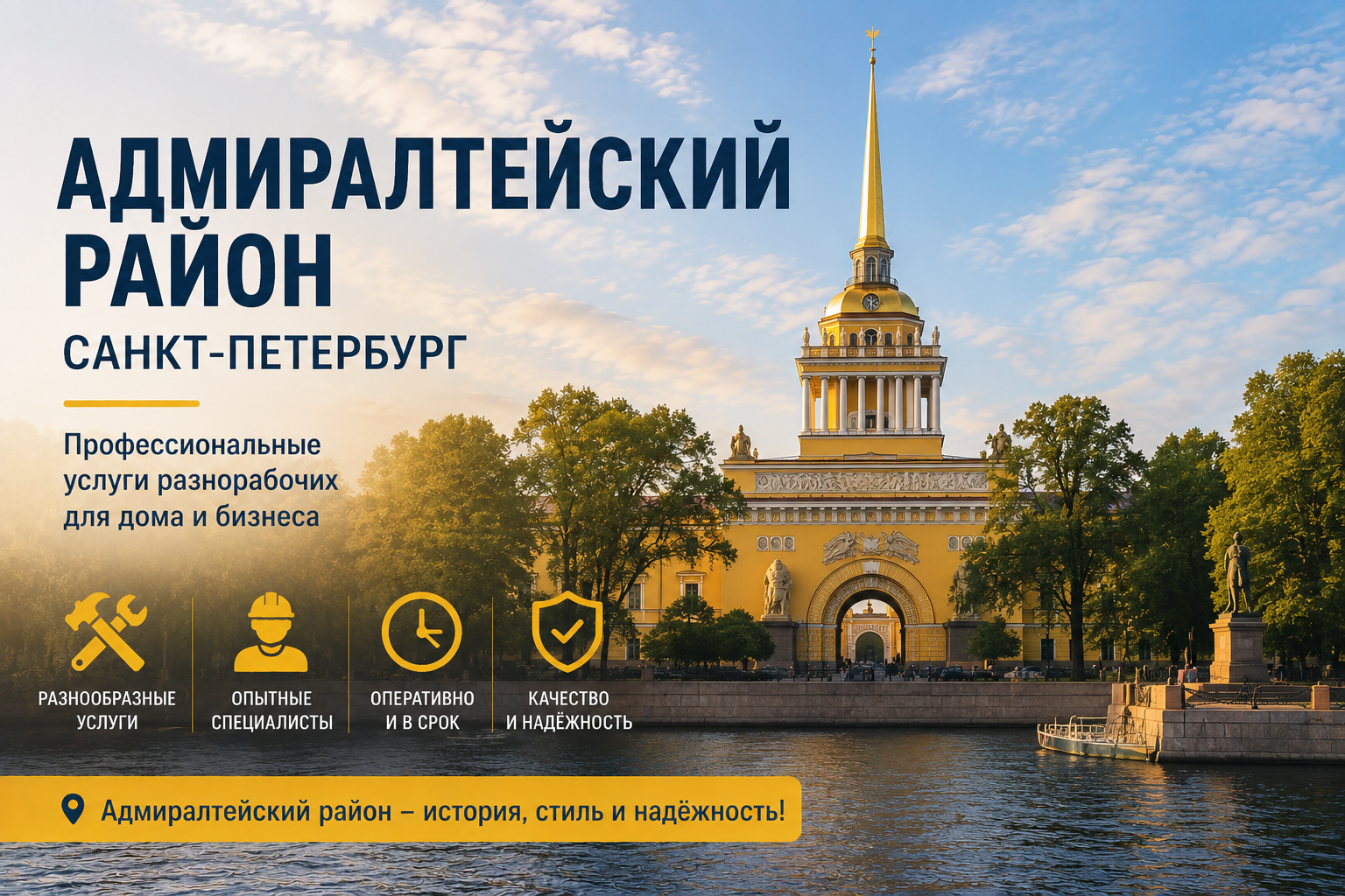 Адмиралтейский район — выезд рабочих по району