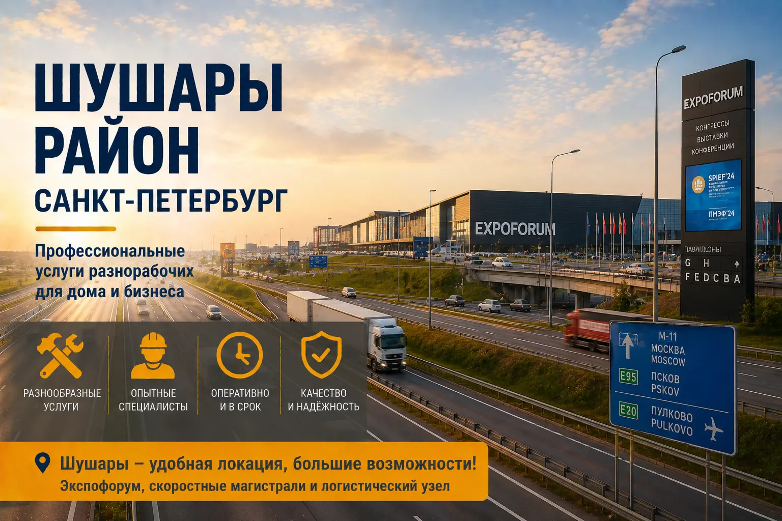 Разнорабочие в Шушары